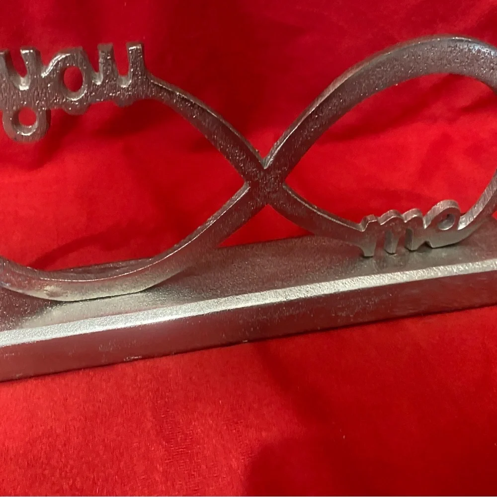 Silver Infinity Sign Decor - Picture 2 of 3